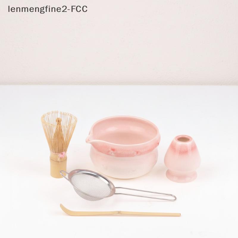 LENM Matcha Set Matcha Whisk Set, Ceramic Matcha Set 5 ชิ้น Matcha Kit สําหรับ Matcha Lovers Matcha 