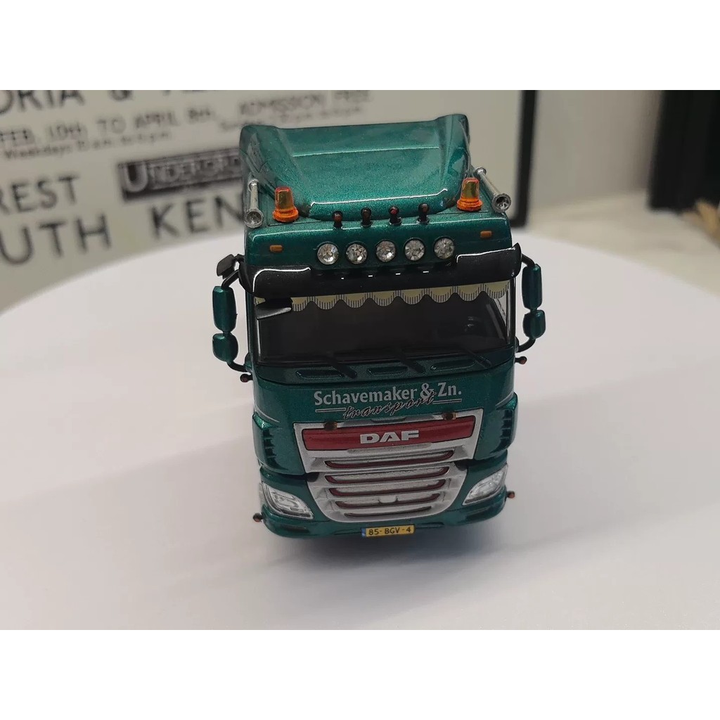 [สต๊อกพร้อม ติดต่อหากคุณมีคําถามใดๆ] WSI Car Model DAF SPACECAB 105XF Trailer Model (ไม่มีแพ็คเกจ