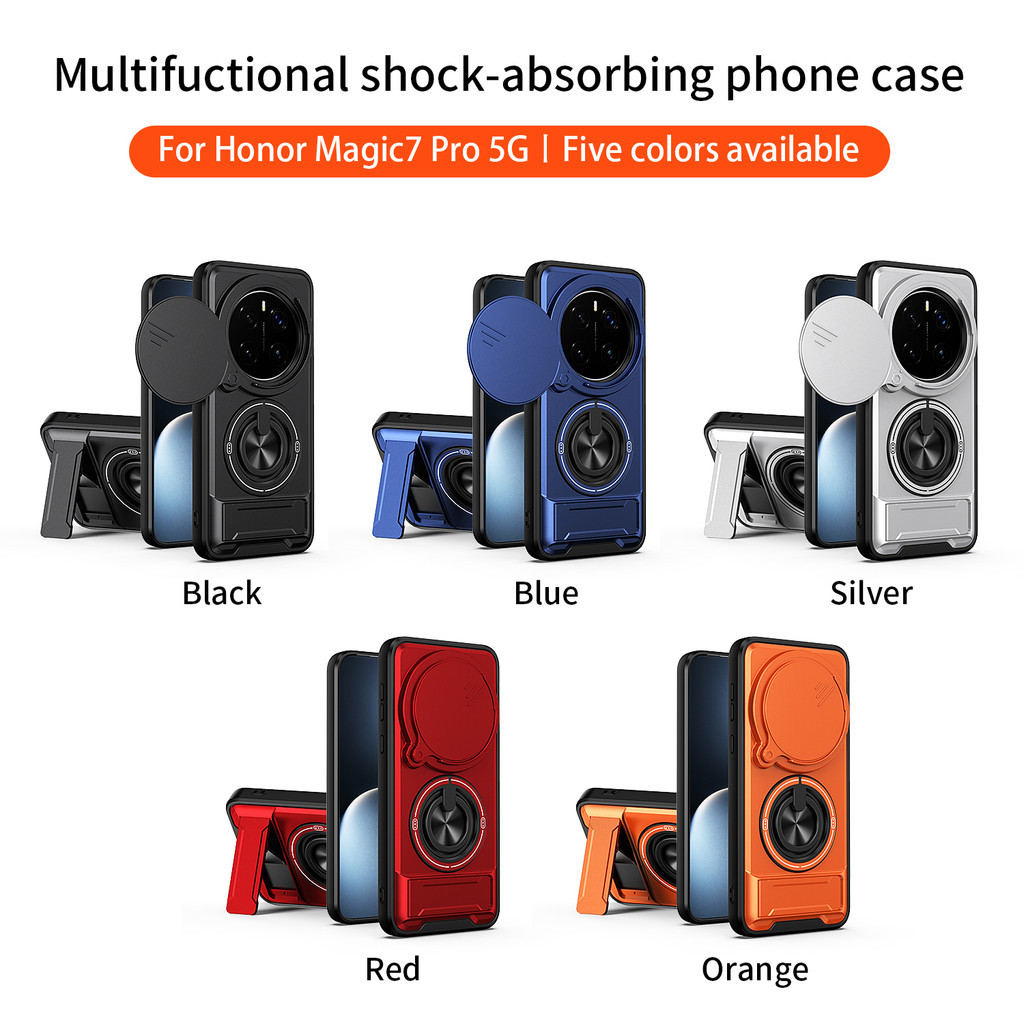 เคสโทรศัพท์มัลติฟังก์ชั่นหรูหราเหมาะสําหรับ Honor Magic7 รูปที่ 2