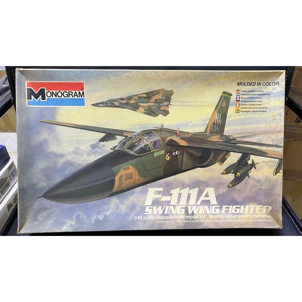 [สต๊อกพร้อม ติดต่อหากคุณมีคําถามใดๆ] Monogram 1/48 F-111A Swing Win