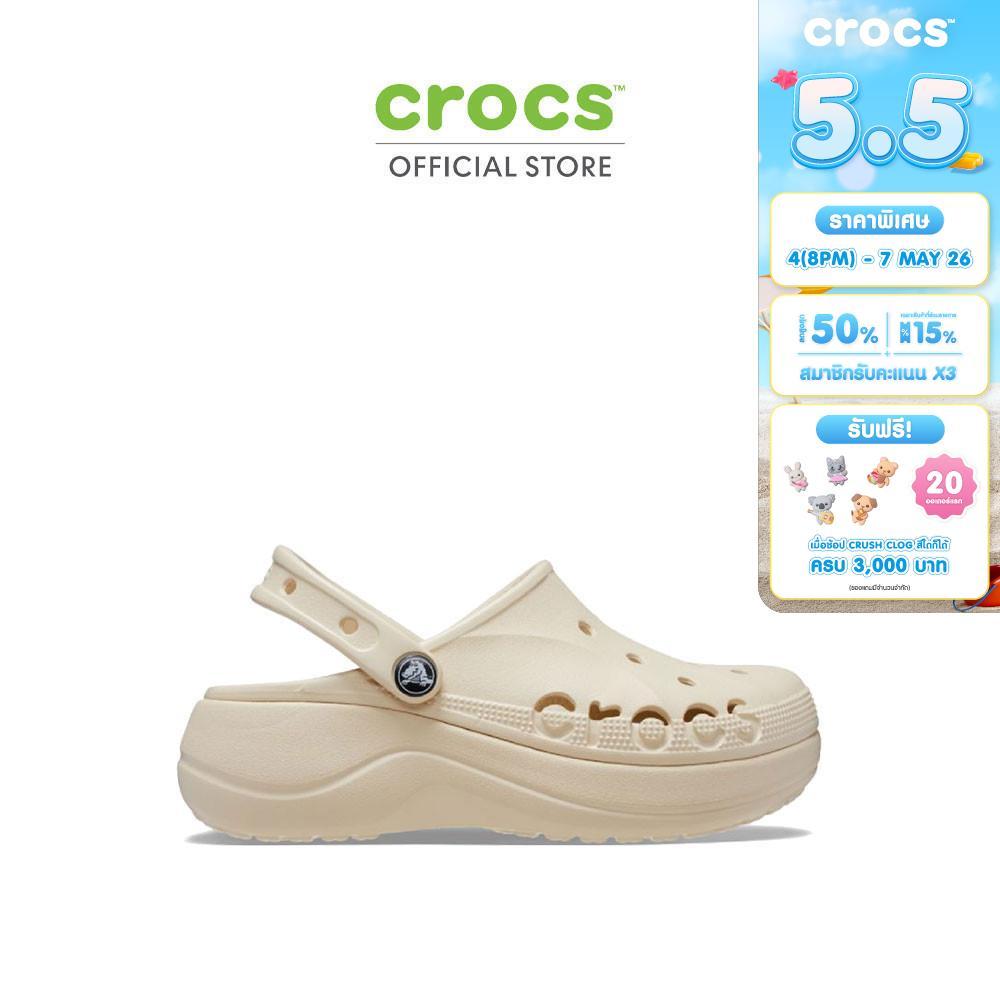CROCS Baya Platform Clog: รองเท้าลำลองผู้หญิงสไตล์พื้นสูงพร้อมความสบาย