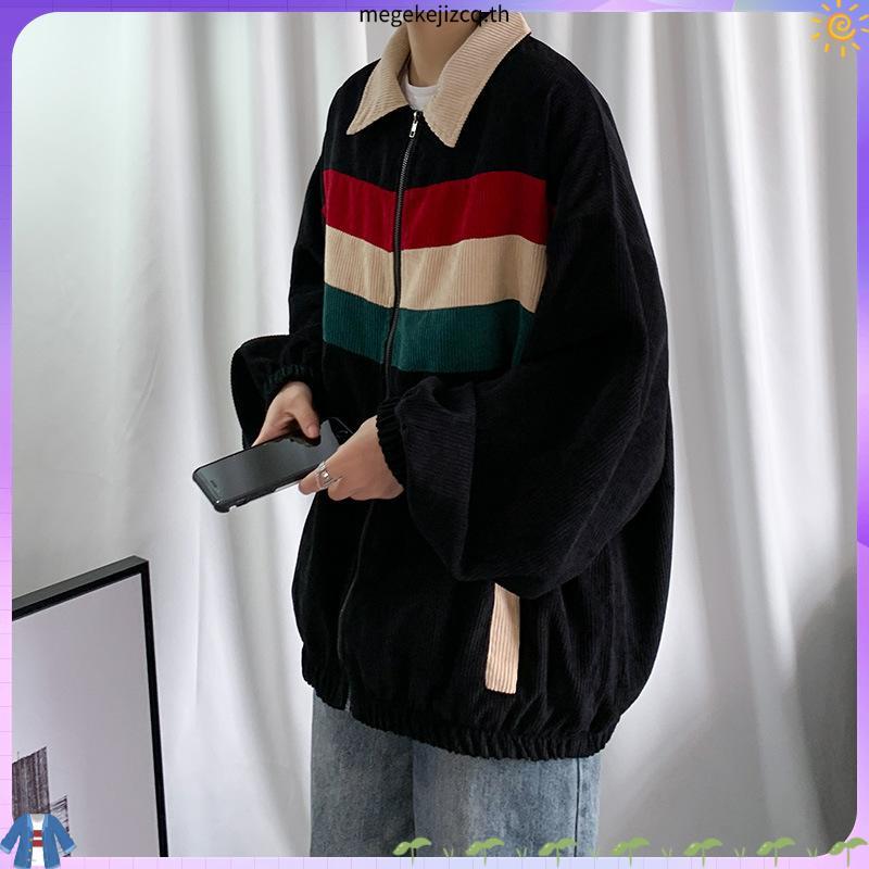 56MEN Jacket W46 เสื้อแจ็คเก็ต ผ้าลูกฟูก เสื้อกันหนาว วินเทจ