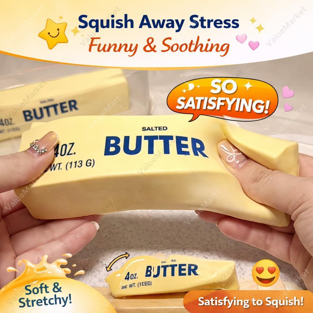 ของเล่นสกุชชี่เนย ของเล่นนุ่มแท่งครีมพร้อมกลิ่นครีมเหมาะสําหรับเล่น&คลายเครียดของขวัญในอุดมคติสําหรับตลาดคุ้มค่าทุกโอกาส