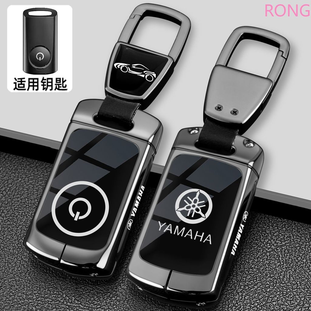สังกะสีอัลลอยด์มอเตอร์ Remote Key Fob สําหรับ Yamaha Nmax 2021/2022 NVX NVX155 XMAX300 QBIX AEROX JA