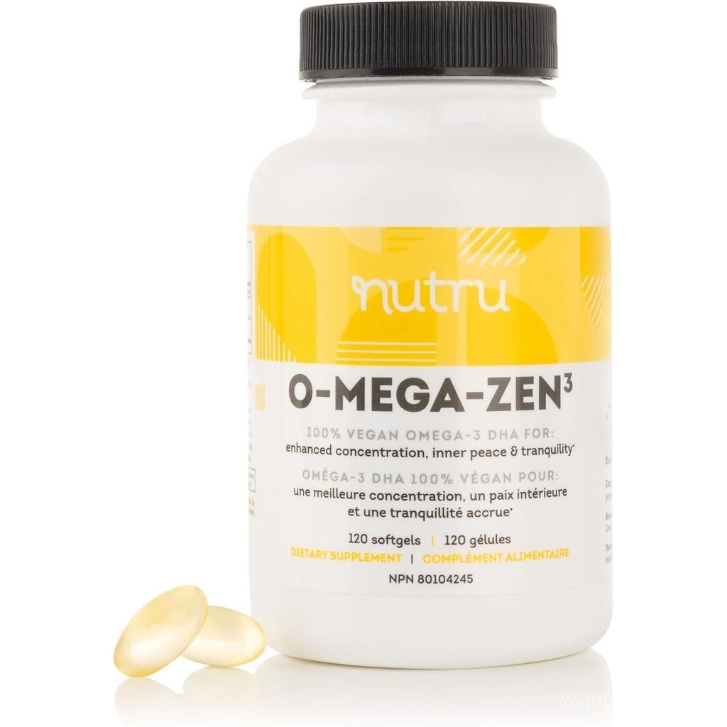 O-Mega-Zen3 อาหารเสริมโอเมก้า 3 DHA - 400 มก. DHA Essential Fatty Acids - ปราศจากคาราจีแนน - อาหารเส