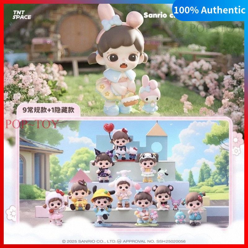 Zoraa Sanrio characters Having a good time Series Blind Box Cute Figures TNTSPACE ของเล่น ตุ๊กตา ของ