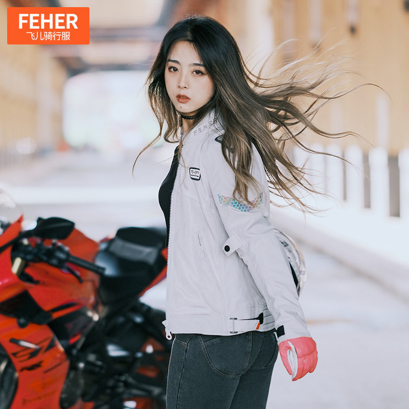 FEHER FEHER รถจักรยานยนต์ฤดูร้อนขี่จักรยาน Jersey ชาย Plus ขนาด Racing Rider ตาข่าย Shock-proof Brea