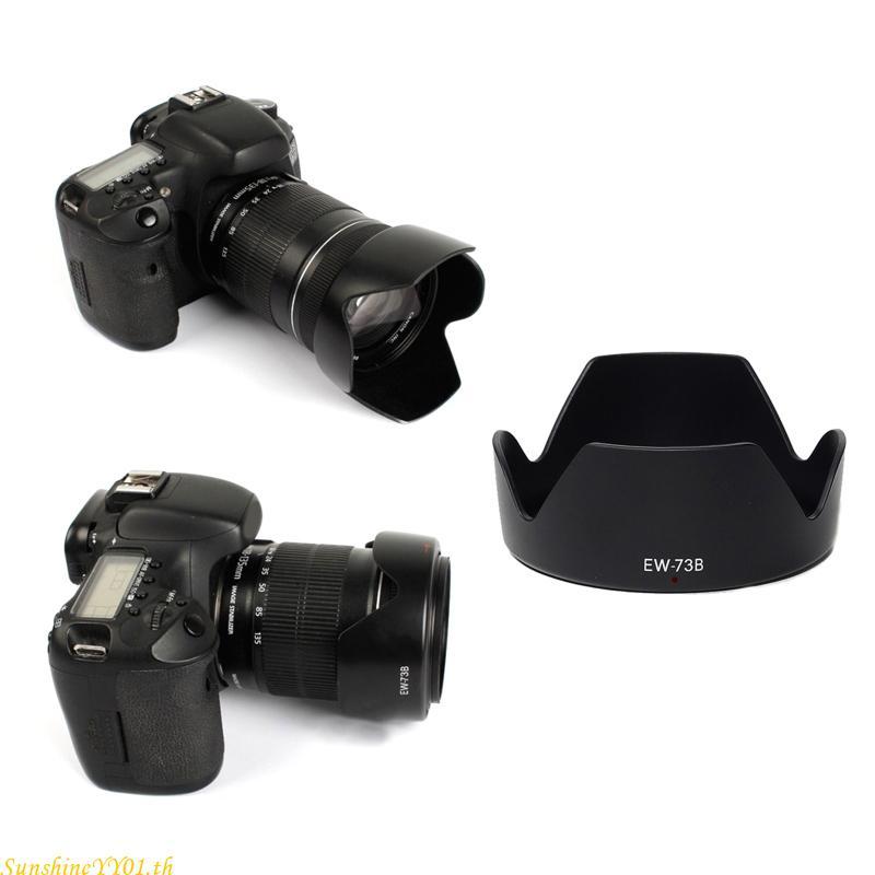 SUN EW-73B เลนส์บังแดดสําหรับ EF-S 17-85mm f 4-5 6 IS USM EF-S 18-135mm f 3 5-5 6 IS เลนส์ป้องกัน EW