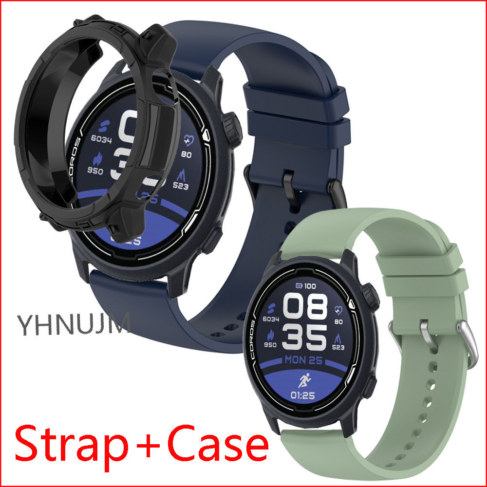 Coros PACE 2 สมาร์ทวอท์ชกรณีหน้าจอฝาครอบป้องกันอุปกรณ์เสริมสําหรับ Coros PACE2 Smartwatch สายคล้องคอ