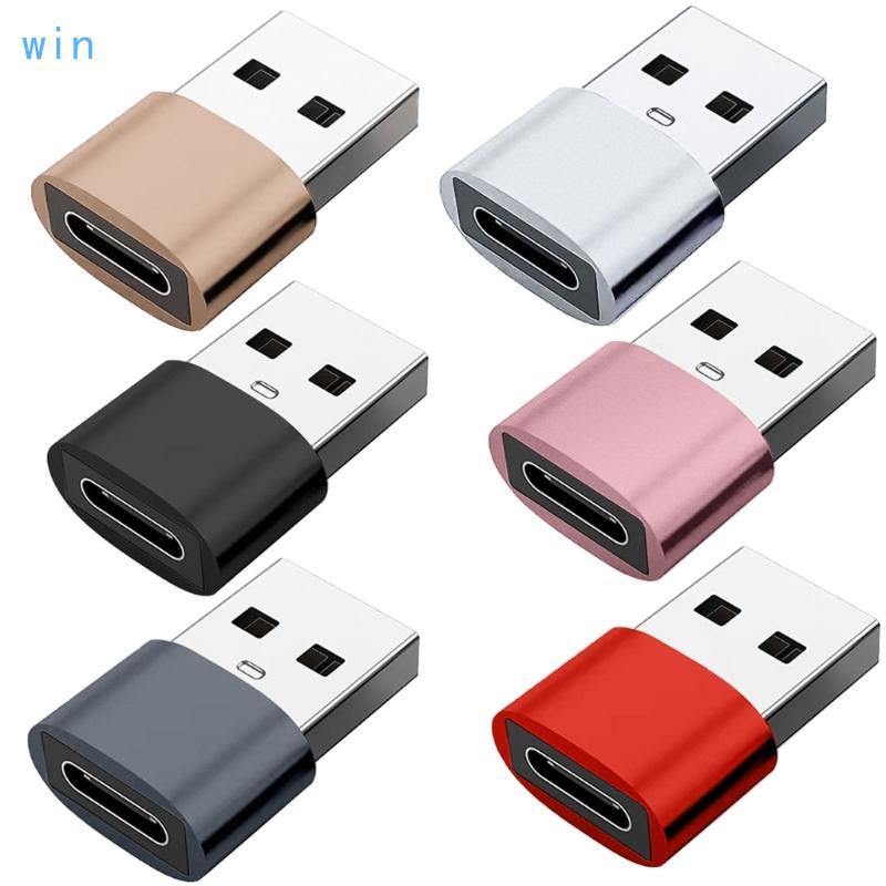Win สั้น USB Type C อุปกรณ์หญิงเป็น USB2 0 อะแดปเตอร์ OTG ชายตัวเชื่อมต่อการชาร์จ