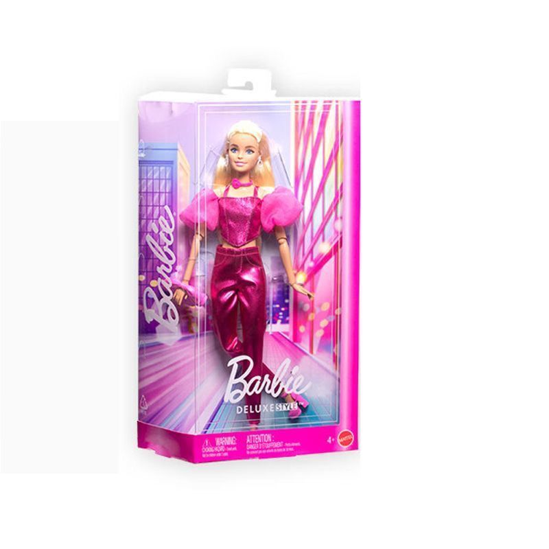 Barbie Barbie Doll Master Deluxe Fashion Dress Up Modern Metropolis Sweetheart Series Pretty Pink Street Shooting