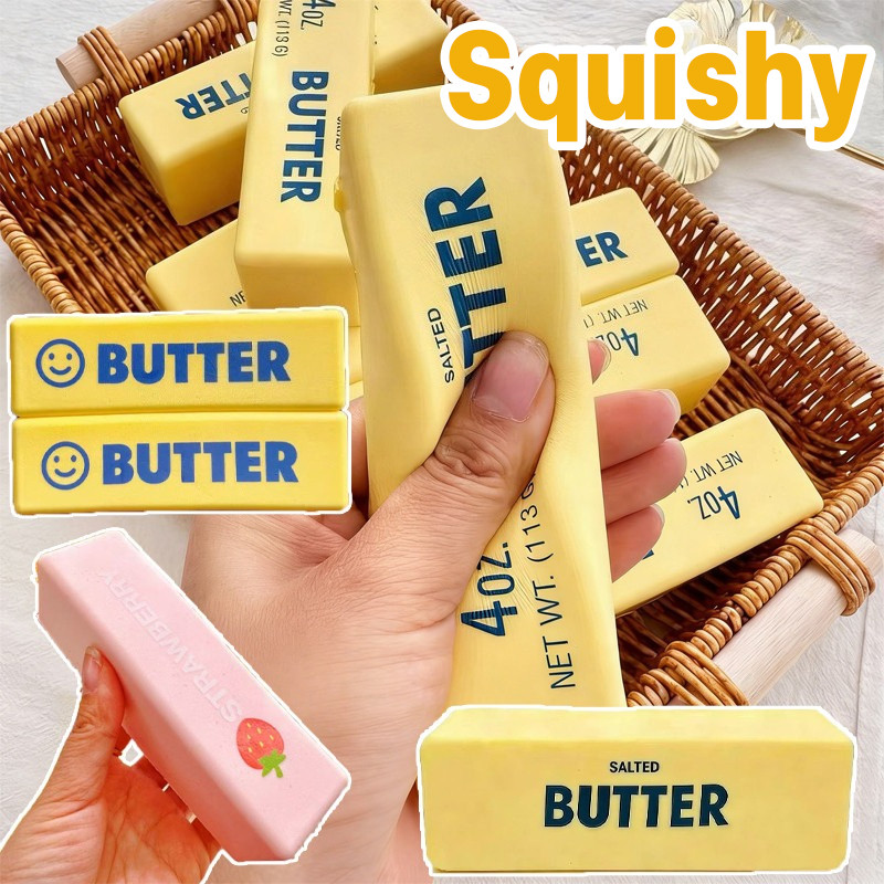 สกุชชี่ ของเล่นบีบ Squishy สุ่มบีบได้ คลายเครียด ไม่เหนียวติดมือ ของเล่นบีบอัด สโลว์ ของเล่นเด็ก ฟินมาก