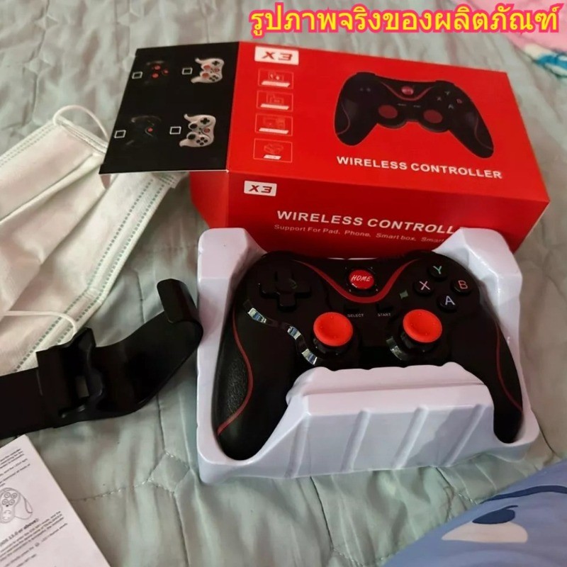 BED จอยสติ๊ก X3 ไร้สาย Bluetooth 2.4G ใช้กับโทรศัพท์ Android และ iOS ไม่ล่าช้า เล่นเกมได้สนุก ของแท้ พร้อมส่งที่ไทย