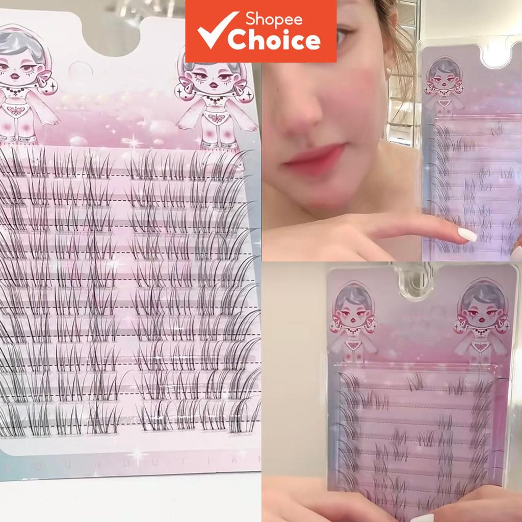 ขนตาปลอมแบบ Cross Fluffy | เป็นธรรมชาติและสมจริง | เนียนนุ่มเป็นพิเศษ | สัมผัสแบบนุ่มฟู | ไม่หลุดร่วง