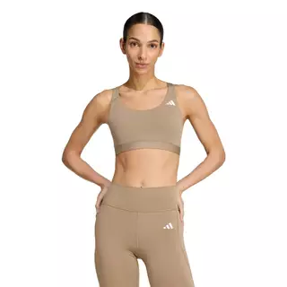 adidas Gym & Training บราซัพพอร์ตระดับปานกลาง Optime Essentials ผู้หญิง สีเบจ KS8516