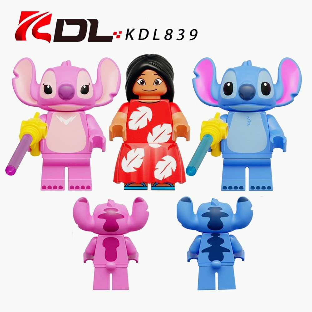 การ์ตูน Lilo Stitch Angel Movie Building Blocks รูปของเล่นเด็กของขวัญ
