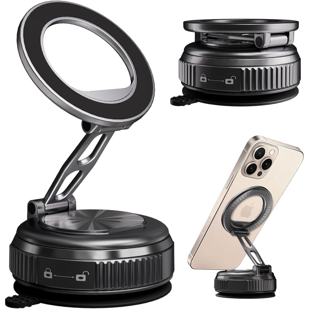 JKSML ที่วางโทรศัพท์ในรถยนต์แบบแม่เหล็ก [98LBS ดูดที่แข็งแกร่งที่สุด & 2800gf Magnetic] 360° แท่นยึด