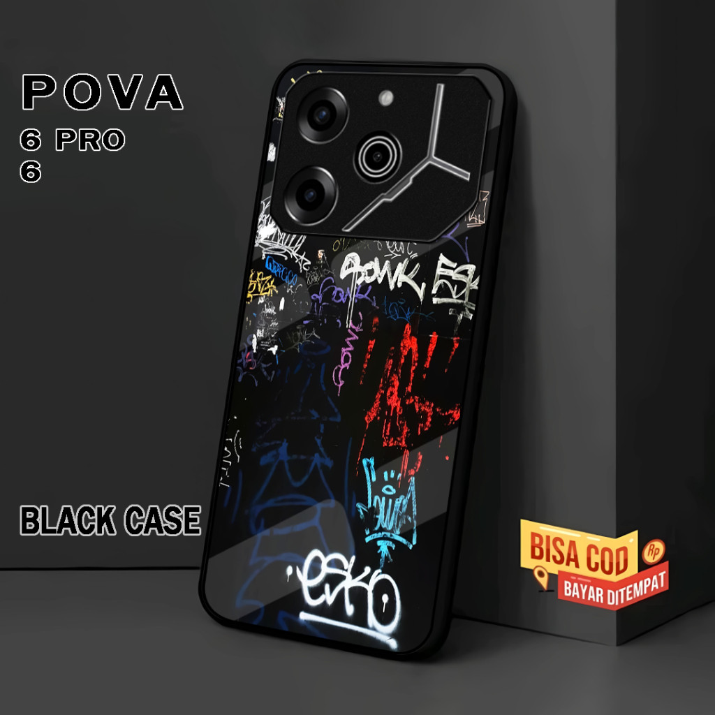 ( RC 23 ) Kesing Case Sofcase Glossy สําหรับ Tecno Pova 6 l Pova 6 Pro 5G พร้อมอะนิเมะ Motif l บทคัด