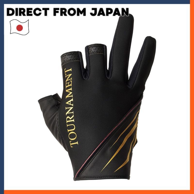 Daiwa DG-1024TW Tournament Cold Weather Gloves Three-Finger Cut Model 2024