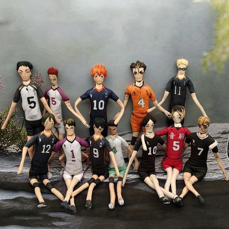Haikyuu อะนิเมะ Twistable รูป Hinata Shoyo Kozume Kenma ตุ๊กตาโครงกระดูกของขวัญวันเกิด
