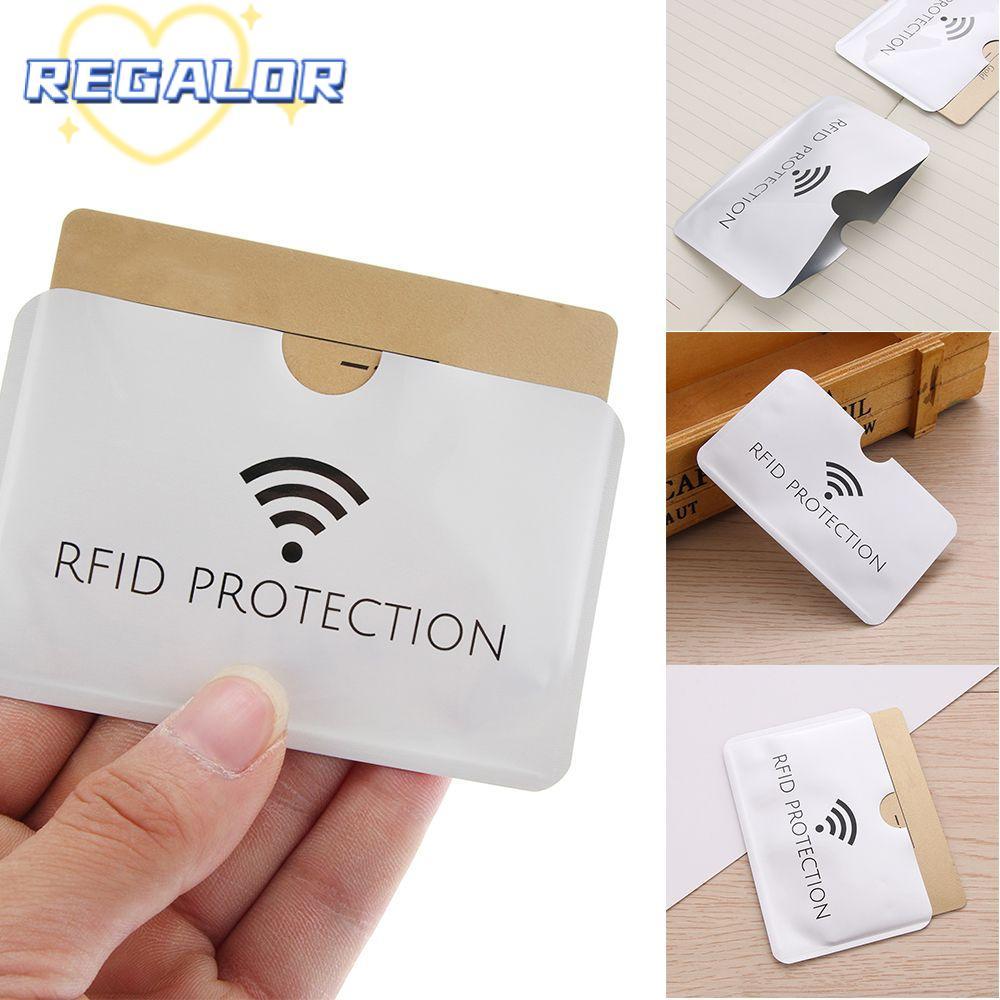 กระเป๋าสตางค์อะลูมิเนียมป้องกัน RFID 10/20 ชิ้น - ป้องกันการโจรกรรมด้วยเทคโนโลยีบล็อก RFID
