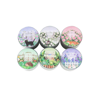ชุดเทป PET สําหรับ Junk Journal Flora Garden Theme สมุดภาพสติกเกอร์เทปสําหรับ Journaling อุปกรณ์สมุดภาพอัลบั้ม DIY Craft