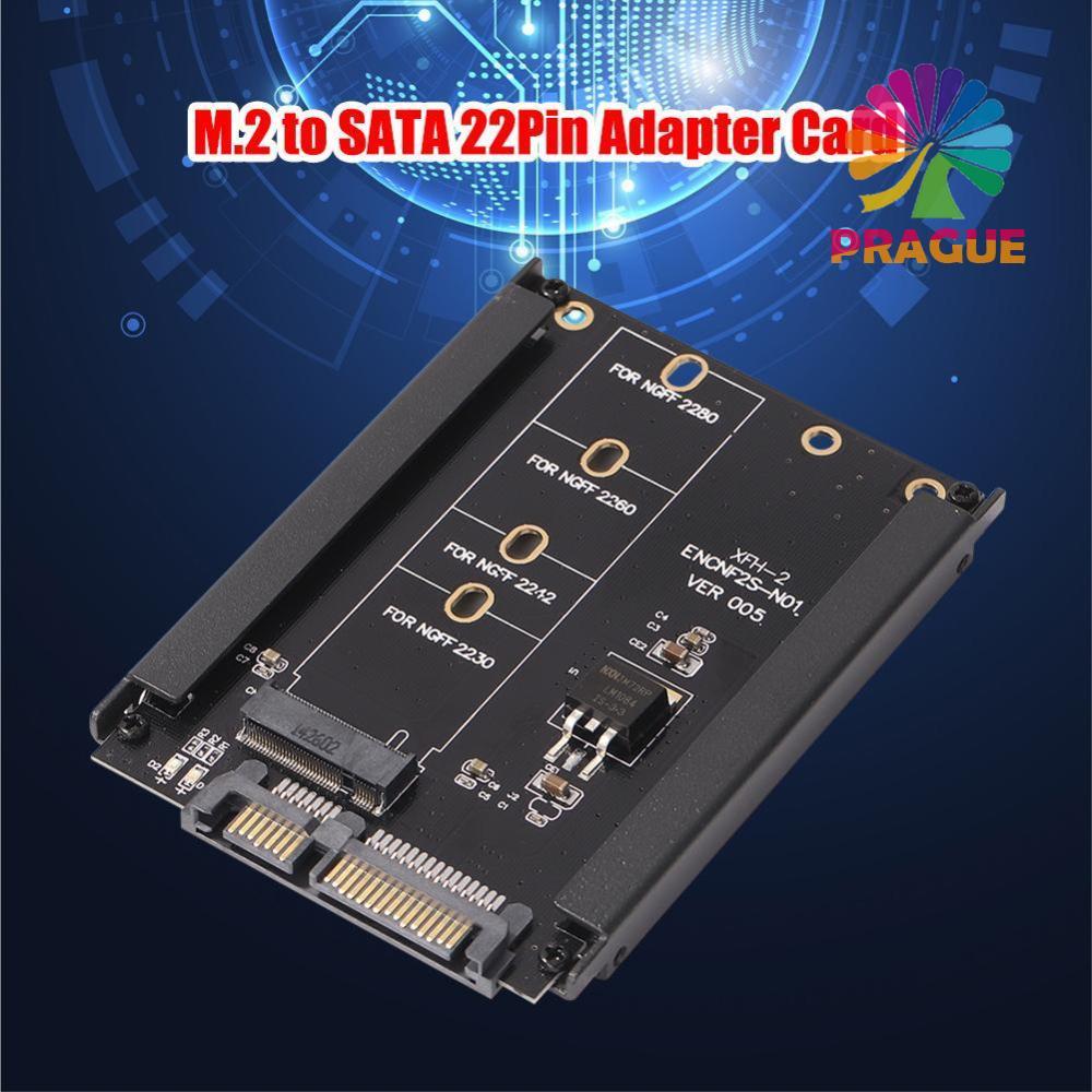 การ์ดอะแดปเตอร์ M.2 SATA สําหรับ Win7 Win8 WinXP NGFF เป็น SATA3 คอมพิวเตอร์ดิสก์ Converter