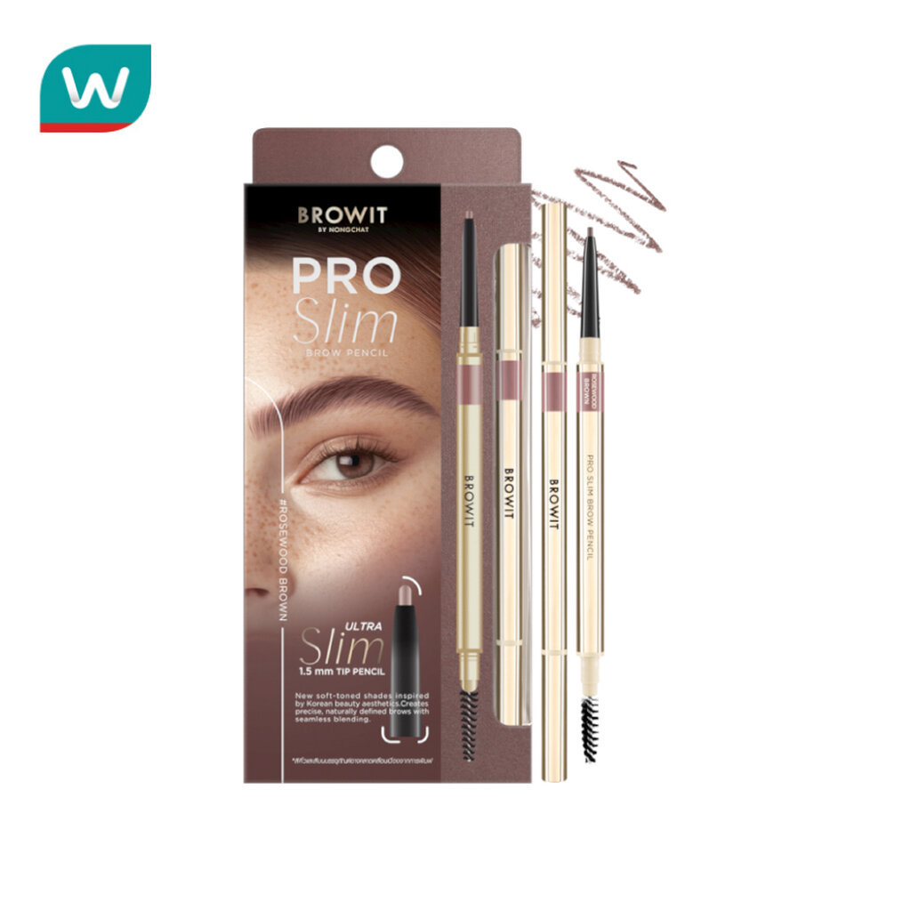 Browit บราวอิท โปร สลิม บราว เพนซิล 0.06ก. โรสวู้ด บราวน์