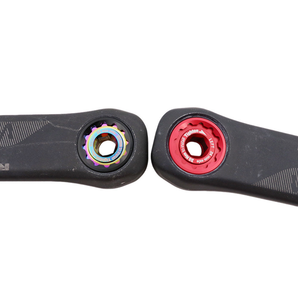 Rotor Aldhu Road Crankset สกรูดึงตัวเอง และแกนล็อคข้อเหวี่ยง สำหรับจักรยาน