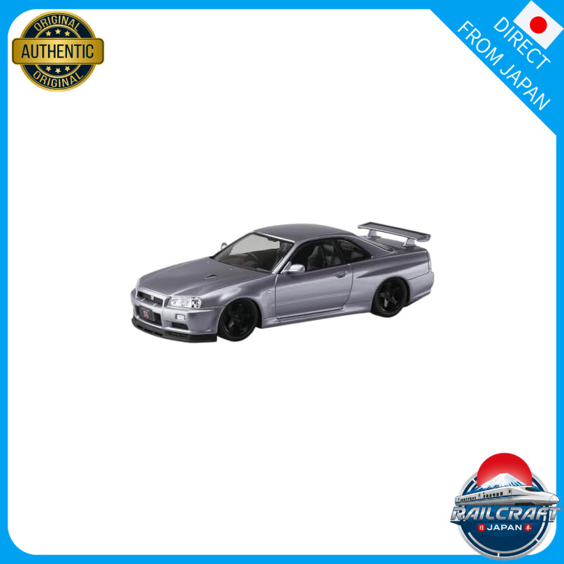 Aoshima Snap Kit No.12CU Nissan R34 Skyline GT-R Custom Wheels (Various Colors) 1/32 Scale Snap-Fit 