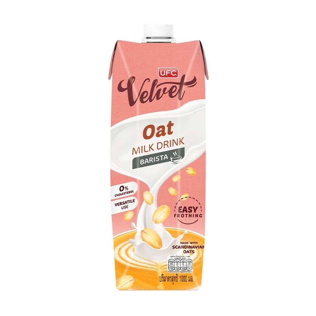 ยูเอฟซี นมข้าวโอ๊ตบาริสต้า (UFC Velvet Barista Oat Milk 1ltr.)