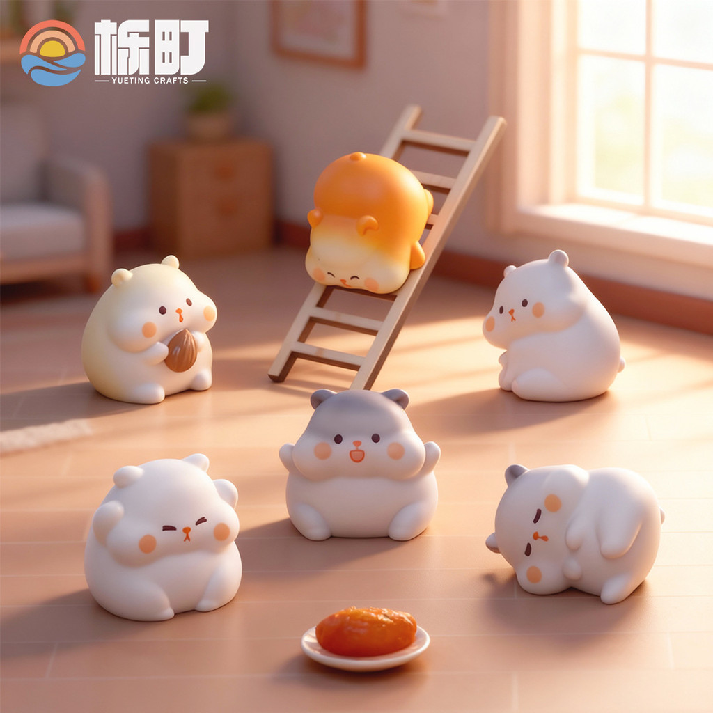 ภูมิทัศน์ขนาดเล็กที่สร้างสรรค์น่ารักรอบตุ๊กตาหนูแฮมสเตอร์น้อยตุ๊กตา ทําเอง อุปกรณ์ตกแต่งมินิเดสก์ท็อปเครื่องประดับ