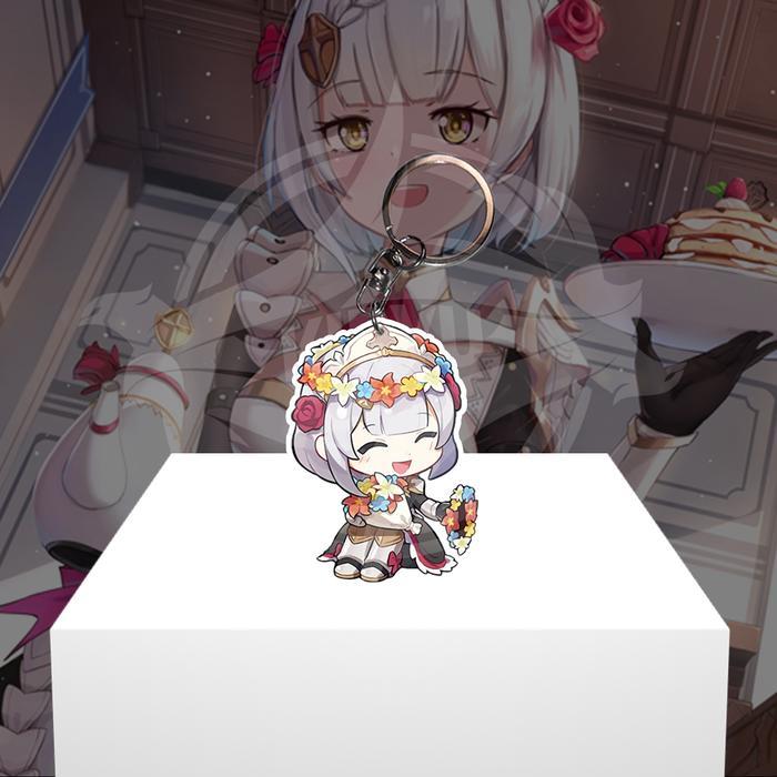 Gantungan Kunci Gantungan HP อะนิเมะเกม Genshin Impact Noelle - Ganci Akrik - พวงกุญแจอะคริลิค - Noe