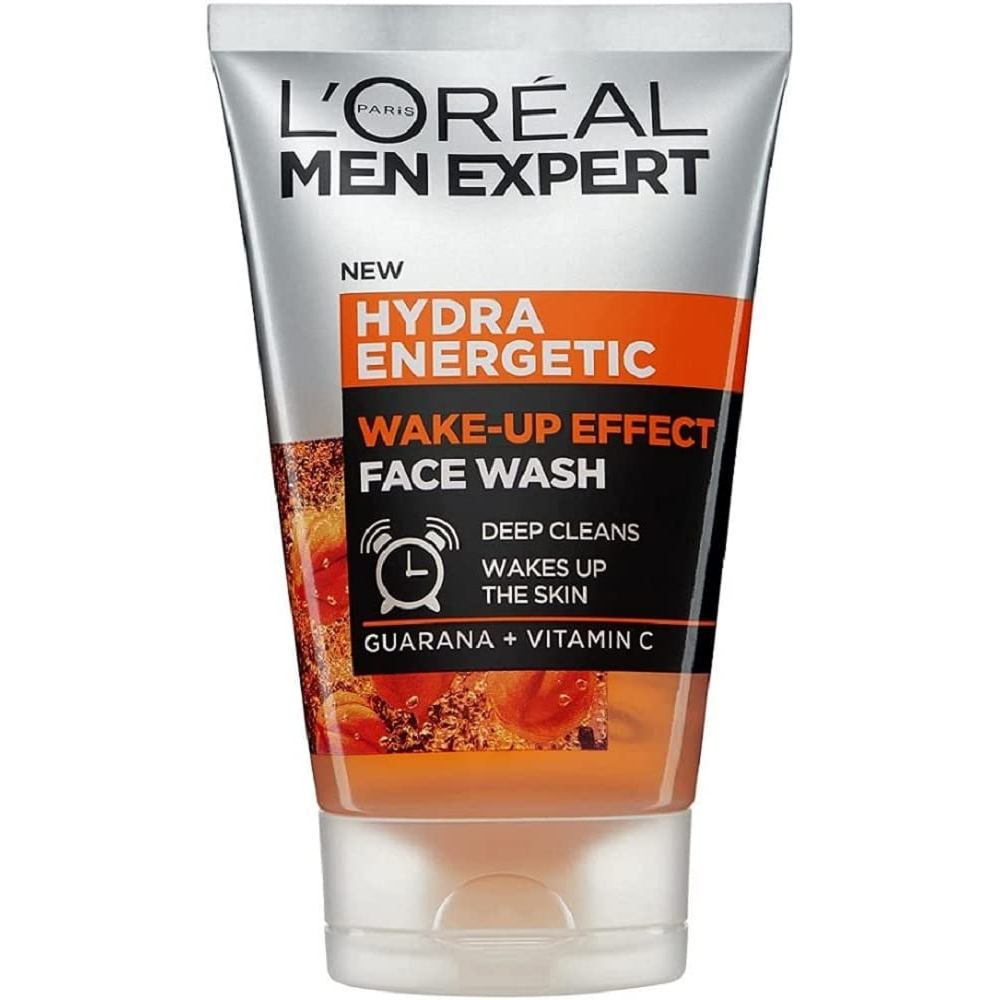 LOréal Paris Men Expert Wake-up Effect Face Wash 100ml, Hydra Energetic Face Wash พร้อมวิตามินซี* สํ