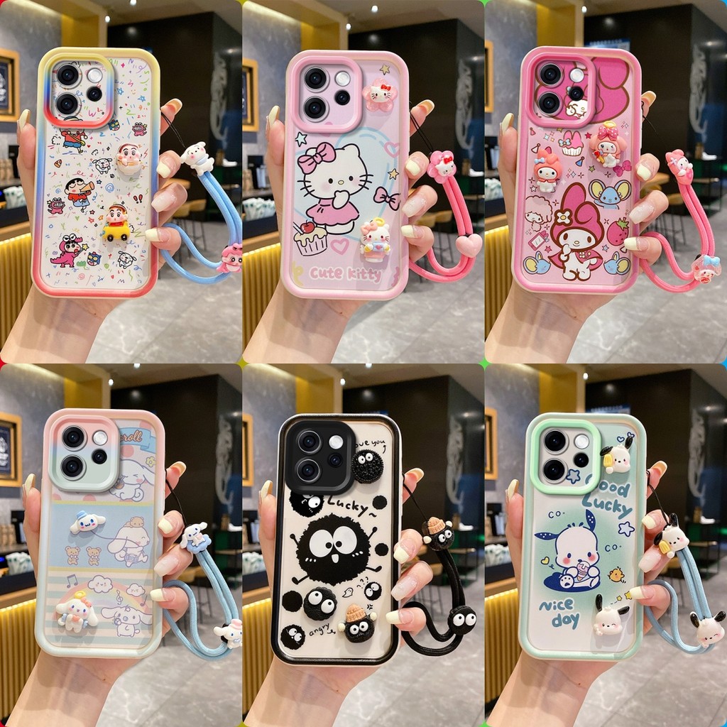 เคส VIVO V70 เคสโทรศัพท์ลายการ์ตูนสติ๊กเกอร์น่ารัก