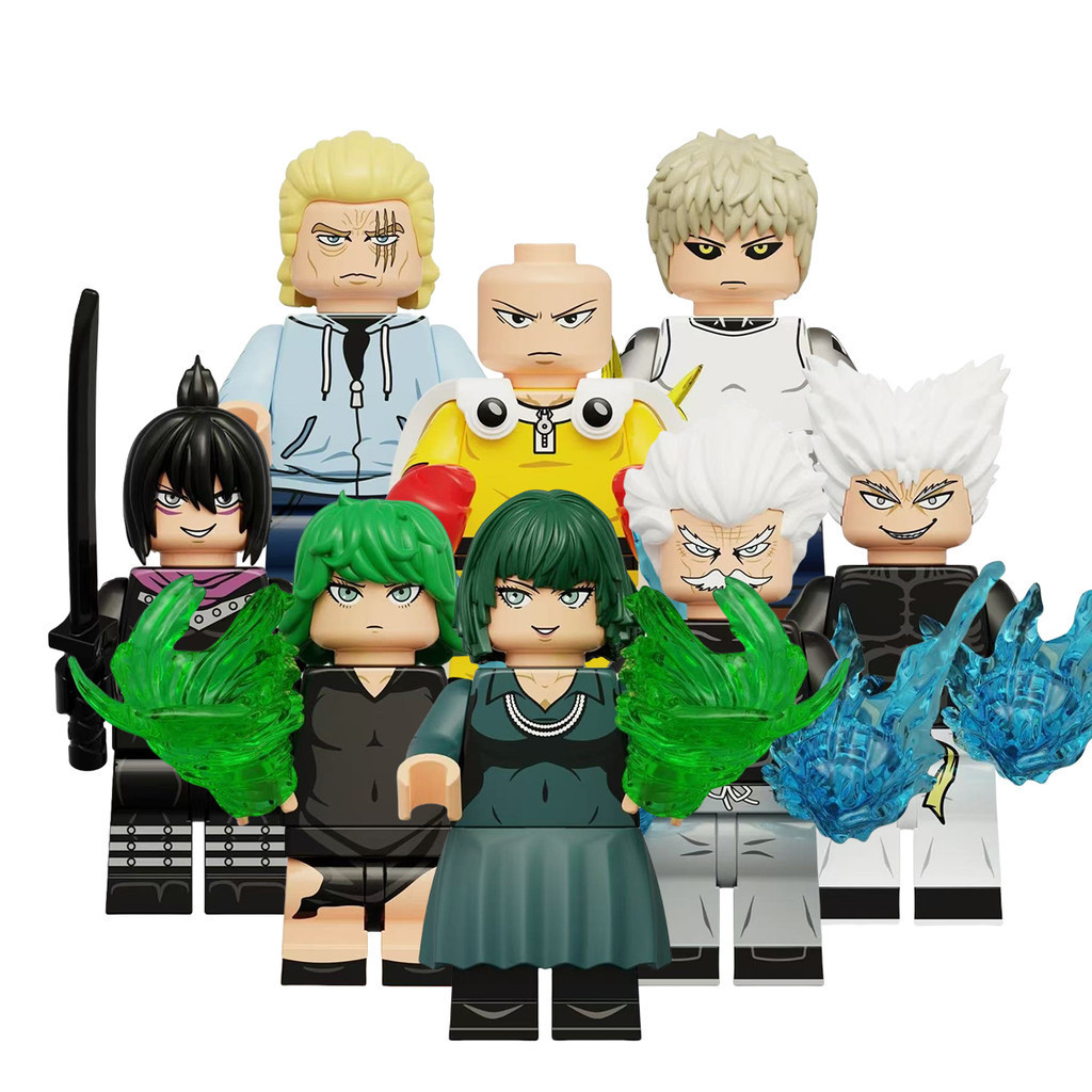 Anime One Punch Man Action Figure Saitama Tatsumaki King Silver Fang Blizzard Garou Genos ของเล่นคอล