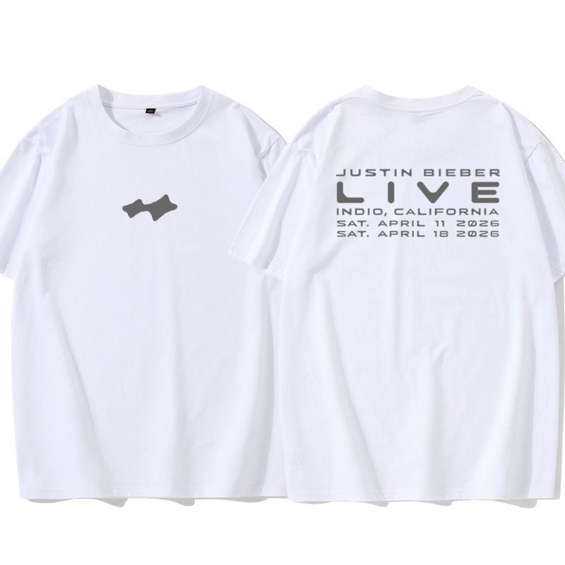 เสื้อยืดแขนสั้นสไตล์ Swag ของสะสมจาก Justin Bieber เหมาะสำหรับทั้งผู้ชายและผู้หญิง