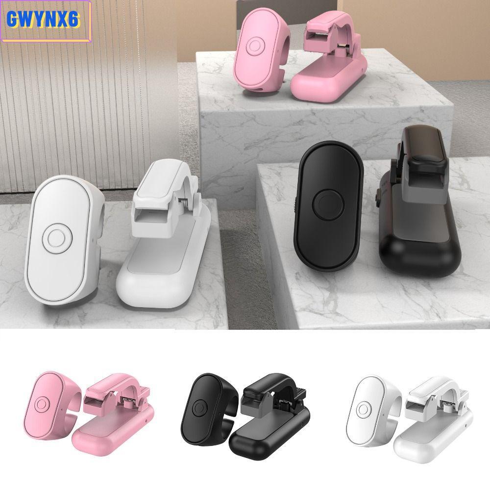 GWYNX6 E-book Page Turner, 2-in-1 Remote Page Turner Remote, ABS Lightweight Record Triggers สําหรับ