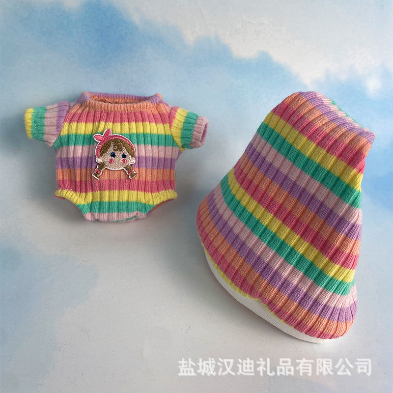 Labubu Lychee Berry เสื้อผ้าเด็ก 12th Generation labu สายคล้องเสื้อยืดตุ๊กตาเสื้อผ้าตุ๊กตาที่กําหนดเ
