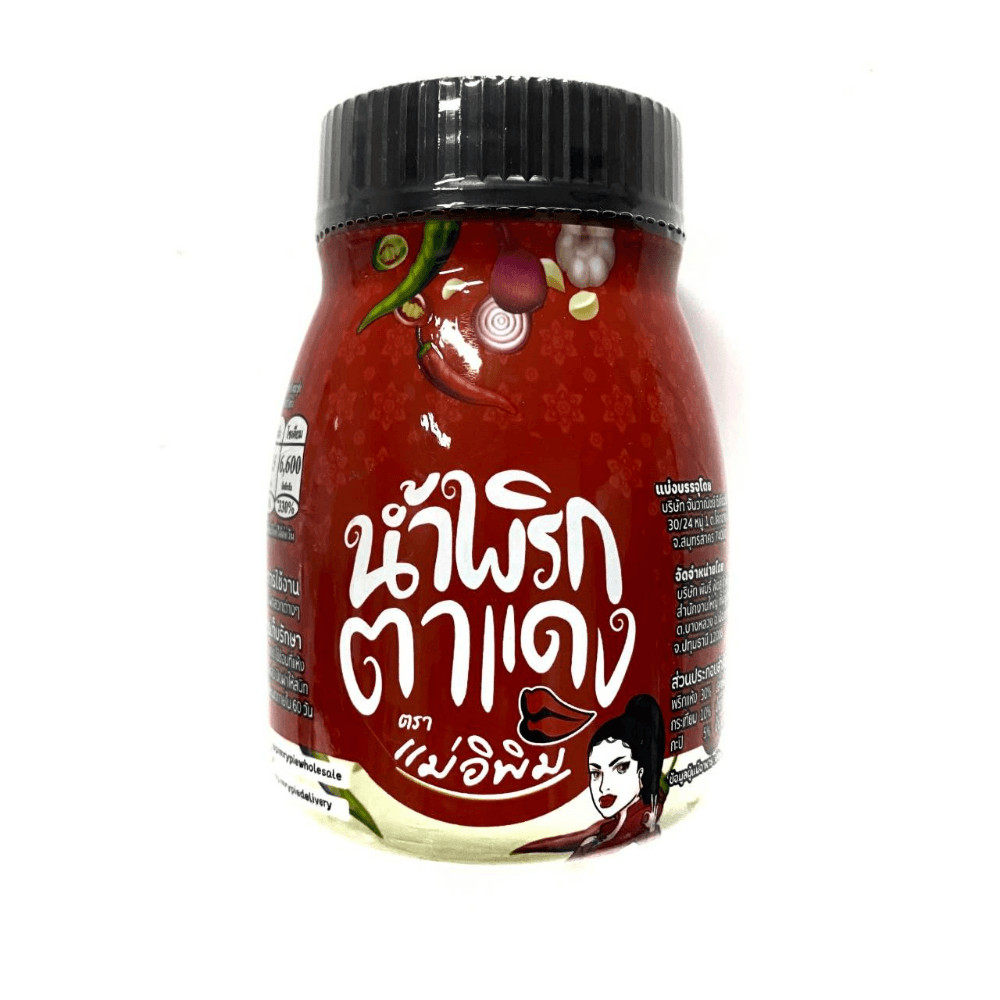 แม่อิพิม น้ำพริกตาแดง 180 กรัม MAE E PIM NAM PRIK TADANG 180 G