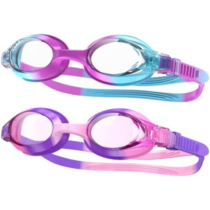 findway Kids Swim Goggles, Kids Swimming Goggles Anti-fog No Leaking Girls Boys for Age 3-12
