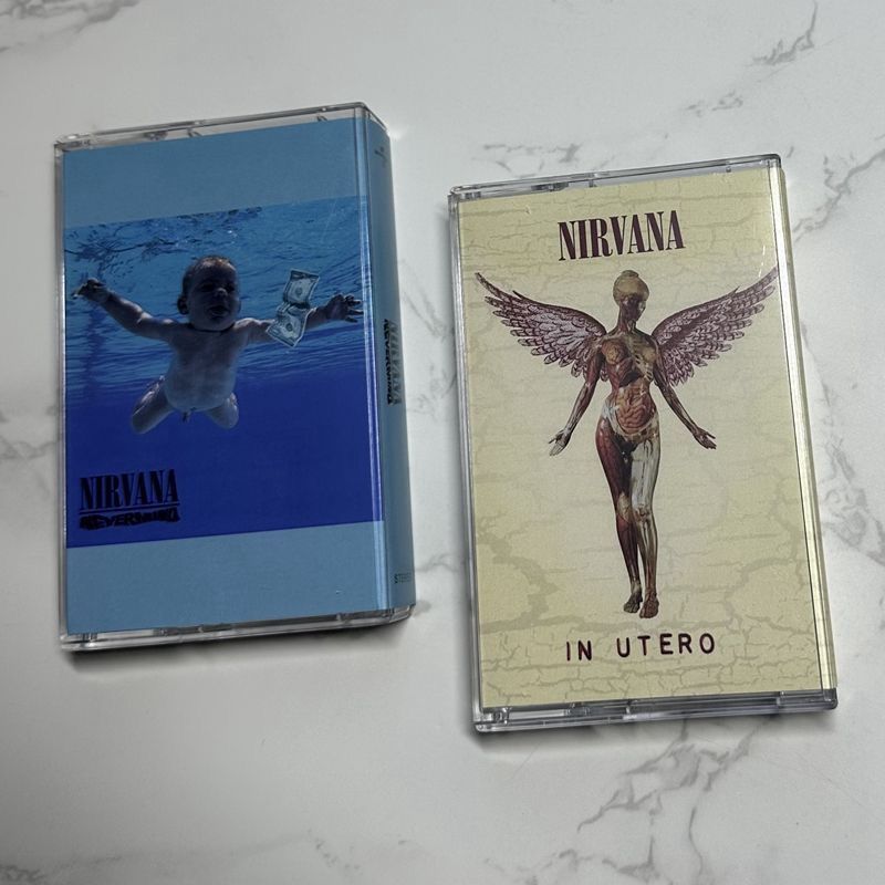 SANCHENG3C3949 เทปเพลงภาษาอังกฤษ Rock Song Nirvana Nirvana Nirvana Band ใหม่เอี่ยมที่ยังไม่ได้เปิดด้