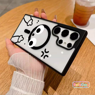ดีไซน์ตลก ตัวการ์ตูนน่ารัก สำหรับ Samsung S26 S26U S26Plus S25Plus S25U S24U S23U S23 S22U แม่เหล็กติดหนึบ