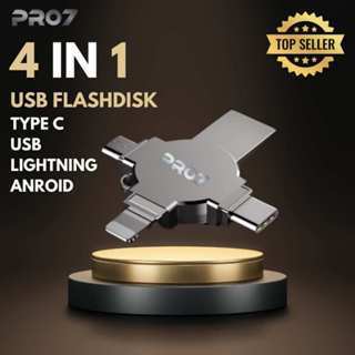 AT - Flashdisk 4IN1 รองรับสมาร์ทโฟนทั้งหมด usb 3.0 SUPER FAST Usb, type C,lightning, multifunction m