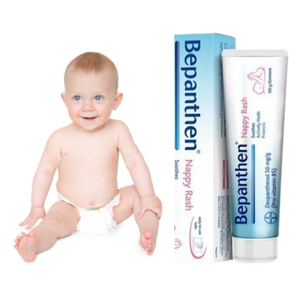 Bepanthen Baby Ointment 100G - ผื่นผ้าอ้อมปกป้องและรักษา
