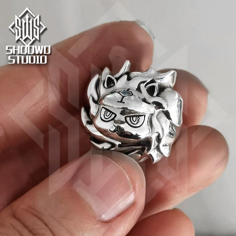 HITMAN REBORN! NUTS แหวนสิงโตกล่องอาวุธแหวน Saawada Tsunayoshi series แหวน