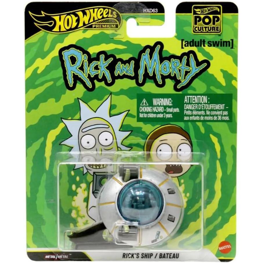 Hot Wheels Premium Pop Culture Rick And Morty Rick'S Ship / Bateau JHW95