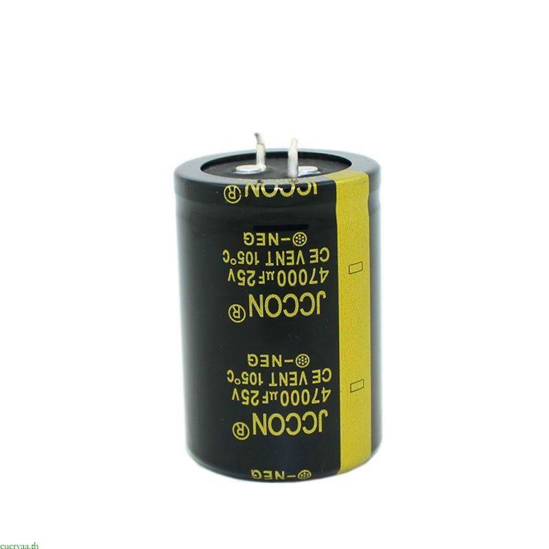 Cucryaa 25V 47000uF Super Farad Capacitor Low ESR Ultracapacitor Power Supply 35mmX50mm