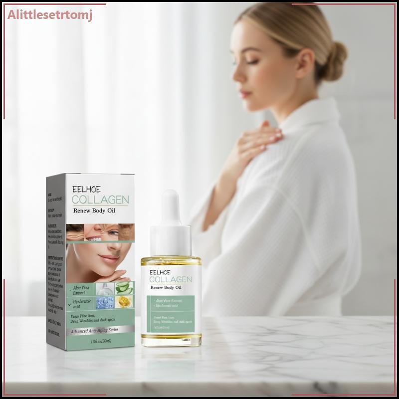 Alittlesetrtomj ขากระชับสัดส่วนน้ํามันคอลลาเจน Shaping เอว Tummy กระชับหน้าอก Moisturizing Scented ส