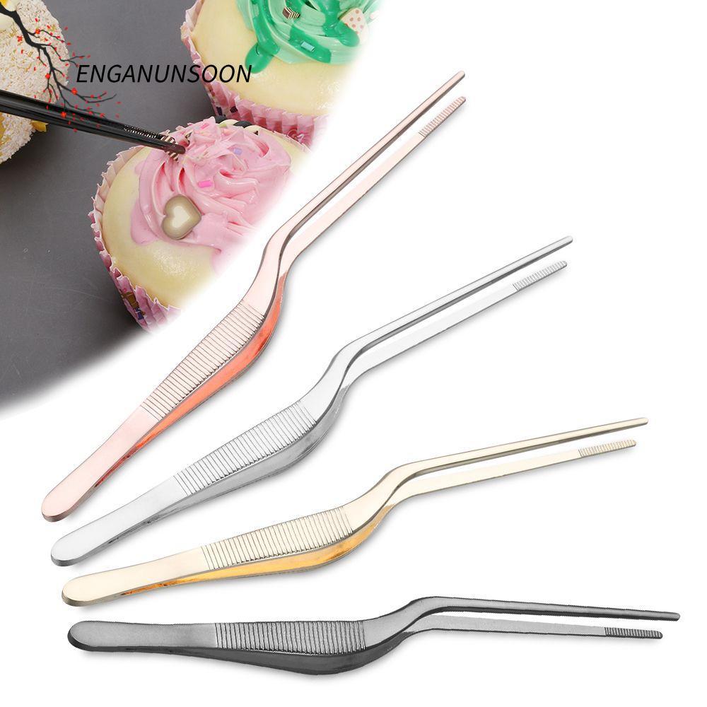 ENGANUNSOON อาหาร Tweezer เครื่องมือครัวเสิร์ฟ Presentation สแตนเลส